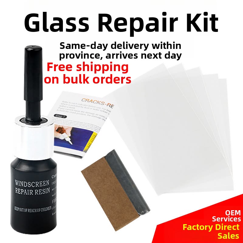 Windshield Crack Repair Kit– Stops Cracks Instantly